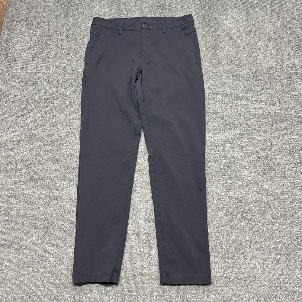 BYLT Pants Mens Medium Blue Premium Basics Chino Slim Fit Tapered Leg Casual